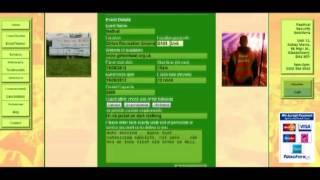 event security quotation and booking process screen shots