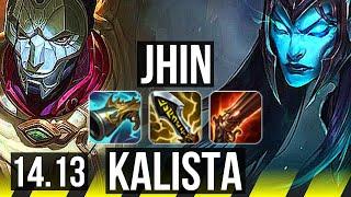 JHIN & Nautilus vs KALISTA & Ashe ADC  9k comeback 65% winrate Dominating  EUNE Master  14.13