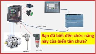 Sử dụng biến tần làm module ANALOG INPUT VÀ DIGITAL INPUT cho PLC cách làm dễ dàng và rẻ tiền