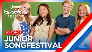 My Top 4 - Junior Songfestival   Junior Eurovision 2024