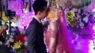 HOT Viral  Pengantin ciumanya ganas