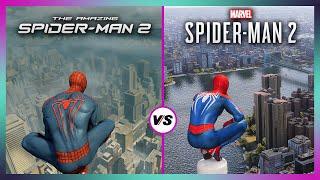 The Amazing Spider-Man 2 vs Marvels Spider-Man 2 - Gameplay Physics and Details Comparison