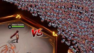 Yin lieh no cooldown vs 1000 minions super satisfying