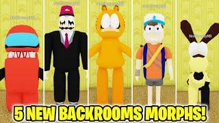 How to get ALL 5 NEW BACKROOMS MORPHS in Backrooms Morphs ROBLOX