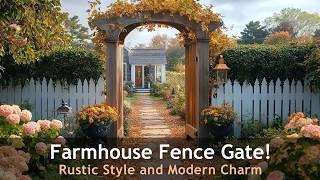 Charming Farmhouse Garden Gate Ideas You’ll Adore