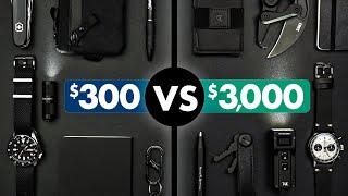 $300 vs $3000 complete “Blackout” Everyday Carry