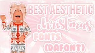 Best AESTHETIC CHRISTMAS FONTS DaFont.Com  AdrieCookie ️