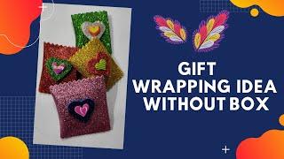 glitter sheet craftgift wrapping idea without box #shorts #trendy