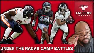 What are Atlanta Falcons top 3 under-the-radar training camp battles?