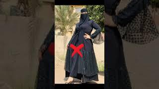 hijab Muslim girl right look  Muslim girl burka status  burka style right look Vs wrong look