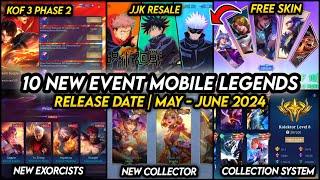 UPDATE 10 NEW EVENT MAY-JUNE KOF PHASE 2 JJK RESALE EXORCISTS AND MORE - MLBB