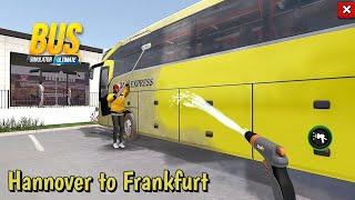 Bus Simulator Ultimate - Gameplay  Bus Trip from Hannover to Frankfurt