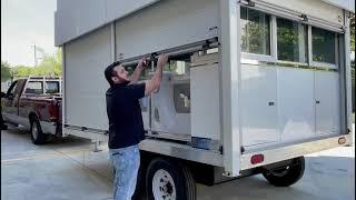 Elaut USA crane trailer with Elauts E-Claw claw machine   1