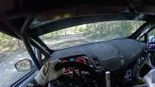 POV of powerstage win after big mistake Olympus Rally 2024 - Ford Fiesta ST rally car - SS16