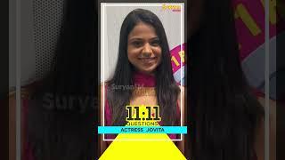 1111 Questions with Actress Jovita #suryanfm #jovita #suntvserialactor #suntvpromos