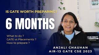 What To Do in Next 6 Months ? - GATE or Not  A Complete Breakdown  Pros and Cons  GATE CSE AIR 13