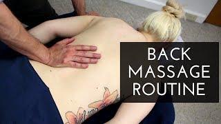 Massage Tutorial Full Back Massage Routine