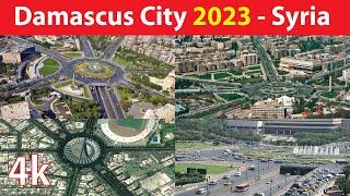 Damascus City  Syria 4K By Drone 2023