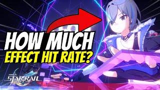 How Much EFFECT HIT RATE Does SILVER WOLF Need?  Honkai Star Rail