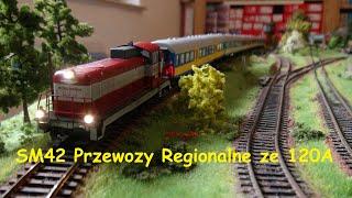 Na makiecie SM42 Przewozy Regionalne ze 120A