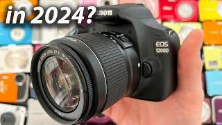 Canon 1200D  Rebel T5 - Review camera + photography video speed tests in 2024