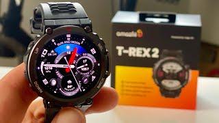 AMAZFIT T-REX 2 full review and RUNNING GPSHR comparison with COROS POLAR and GARMIN.