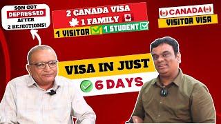 From REJECTED to APPROVED  The UNBELIEVABLE Story of a Client  Canada Visitor Visa Updates 2024