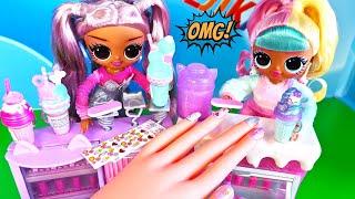 КУКЛЫ ЛОЛОМГ СДЕЛАЛИ МНЕ МАНИКЮРLOL OMG SWEET NAILS обзор распаковка Даринелка