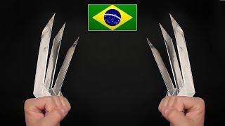 Origami Garras do Wolverine - Instruções em Português PT-BR