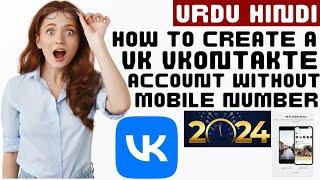 How to create a VK vkontakte account without mobile number 2024