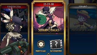 Skullgirls Mobile me pasó el evento diario de black dahlia en maestro muy difícil