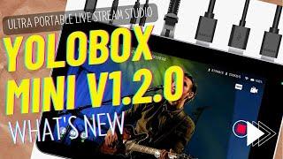 Yolobox Mini v1.2.0 Review - Whats New in the Ultra Portable Live Stream Studio