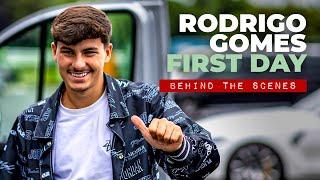 Behind the scenes of Rodrigo Gomes first day
