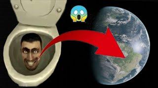 Skibidi Toilet  on Google Earth #skibiditoilet