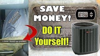 DIY Pipes Frozen? Fix Your Own AC Central Air - SUPER EASY