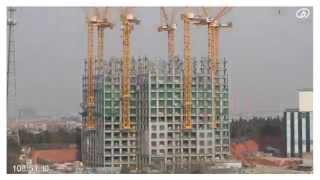 Chine  comment construire un gratte-ciel de 57 étages en 19 jours