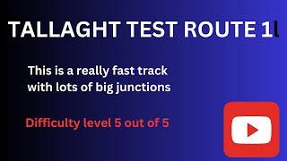 Tallaght Driving Test Route 1