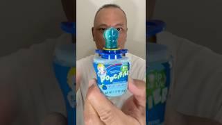  ASMR POPCIFIER LOLLIPOP WITH CANDY POWDER BLUE RASPBERRY FLAVOR AND EATING SOUNDS #shorts