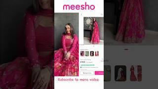 Meesho lehenga haul same dress collection on Meesho #shorts #youtubeshorts #meesho