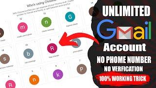 How to Create Unlimited Gmail Accounts Without Number Verification  Get Unlimited Gmail Accounts