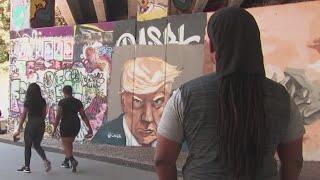 Artist puts up Trump mug shot mural in Atlanta  FOX 5 News