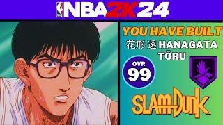 POST-GOD BUILD???  NBA 2K24 HANAGATA BUILD  SLAM DUNK ANIME IN NBA 2K24