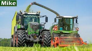 2020  First Cut of Grass with Fendt Katana  Fendt 828  720  Loonbedrijf BMWW  Gras hakselen.