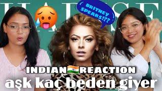 Indian girls  reaction on Turkish  songHadise-aşk kaç beden giyer #hadise