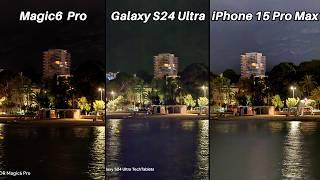Honor Magic 6 Pro Vs Galaxy S24 Ultra Vs iPhone 15 Pro Max Camera Comparison AFTER The Updates