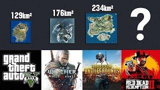  COMPARISON OF MAP SIZES OF THE VIDEO GAME WORLDS