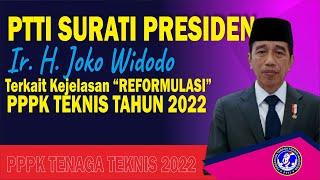 PTTI Surati Presiden Jokowi Terkait Kejelasan “Reformulasi” pada Seleksi PPPK Teknis Tahun 2022