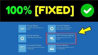 How to Fix UEFI Firmware Settings Missing on Windows 1110  How To Solve uefi Option Not Found