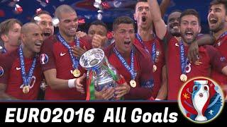 EURO2016 All Goals - English Commentary