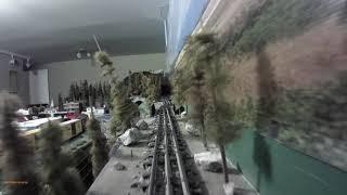 Cab ride on Tom Mowers O gauge layout August 2021